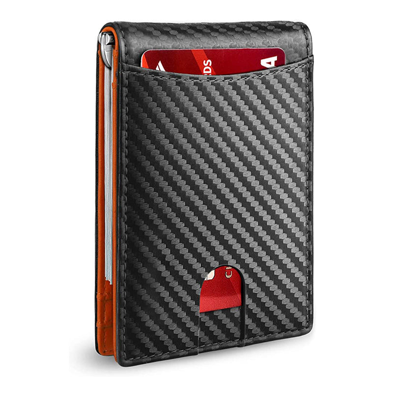 Herren Kartenhalter Mit Geldscheinklammer Minimalistisch 14