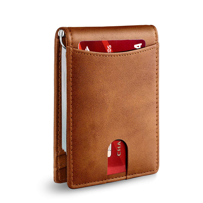 Herren Kartenhalter Mit Geldscheinklammer Minimalistisch 9