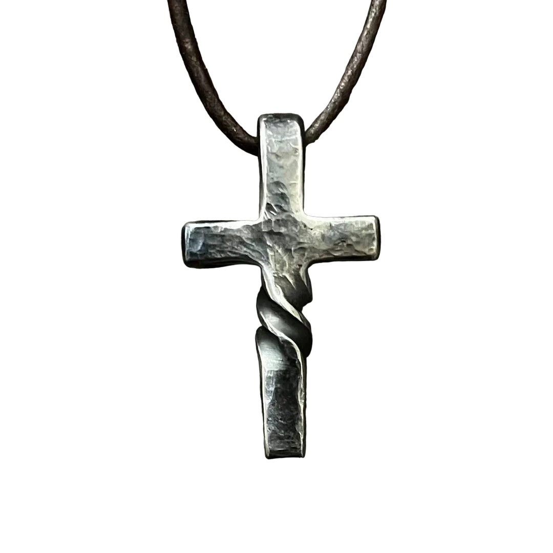 Herren Kreuz-Halskette Handgemacht 1