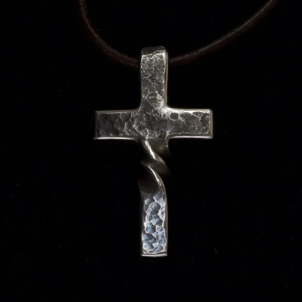 Herren Kreuz-Halskette Handgemacht 2
