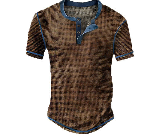 Herren Langarm T-Shirt Vintage Stil 0