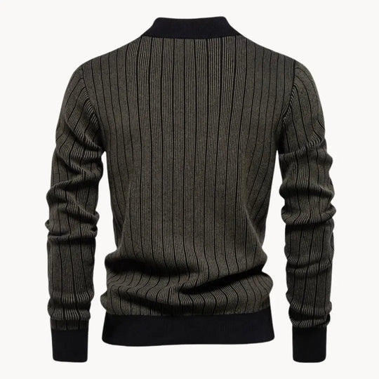 Herren Langarmpullover Gestreift 2