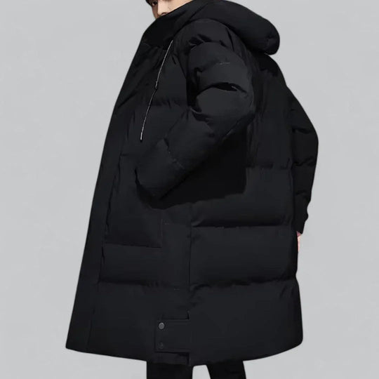 Herren Lange Parka Winterjacke Wasserabweisend Modern 2