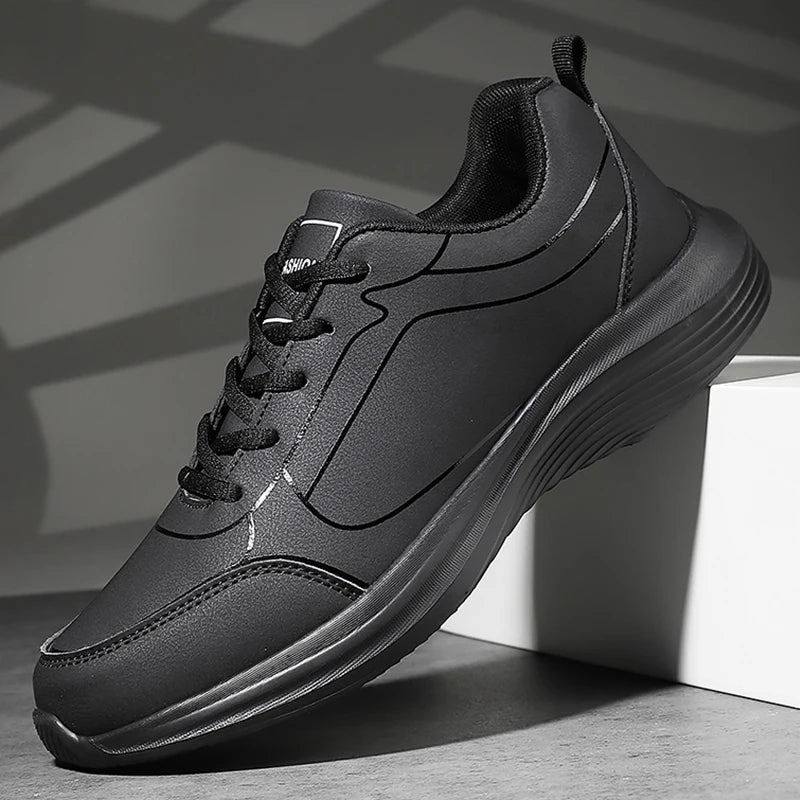 Herren Laufschuhe Atmungsaktiv Winter Sneakers mit Rutschfester Sohle und Weichem Innenfutter 0