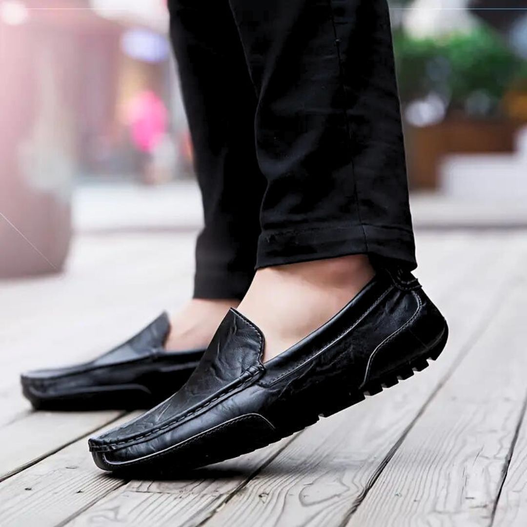 Herren Leder Mokassins für Freizeit und semi-formale Anlässe 5