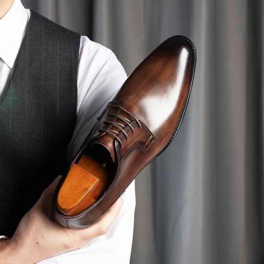 Herren Leder Schuhe Elegante Dress Schuhe 1
