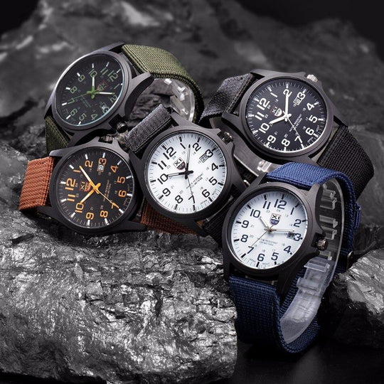 Herren Militär-Armbanduhr Multifunktional 5