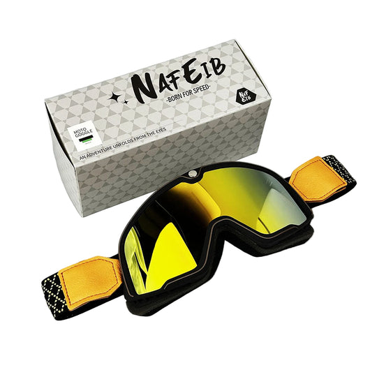 Herren Motorradbrille Retro Stil 0