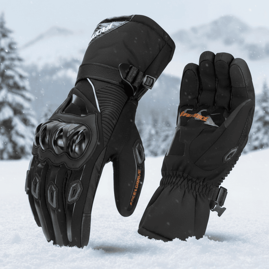 Herren Motorradhandschuhe für Winterfahrten 0
