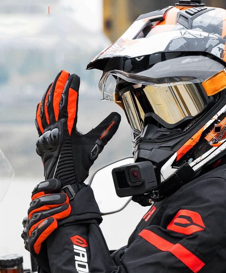 Herren Motorradhandschuhe für Winterfahrten 1