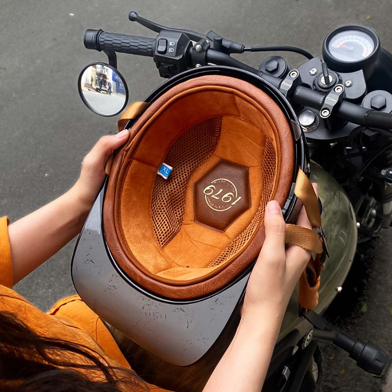 Herren Motorradhelm Leichtgewicht Stilvoll 3