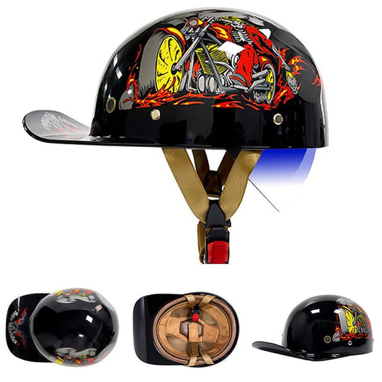Herren Motorradhelm Leichtgewicht Stilvoll 6