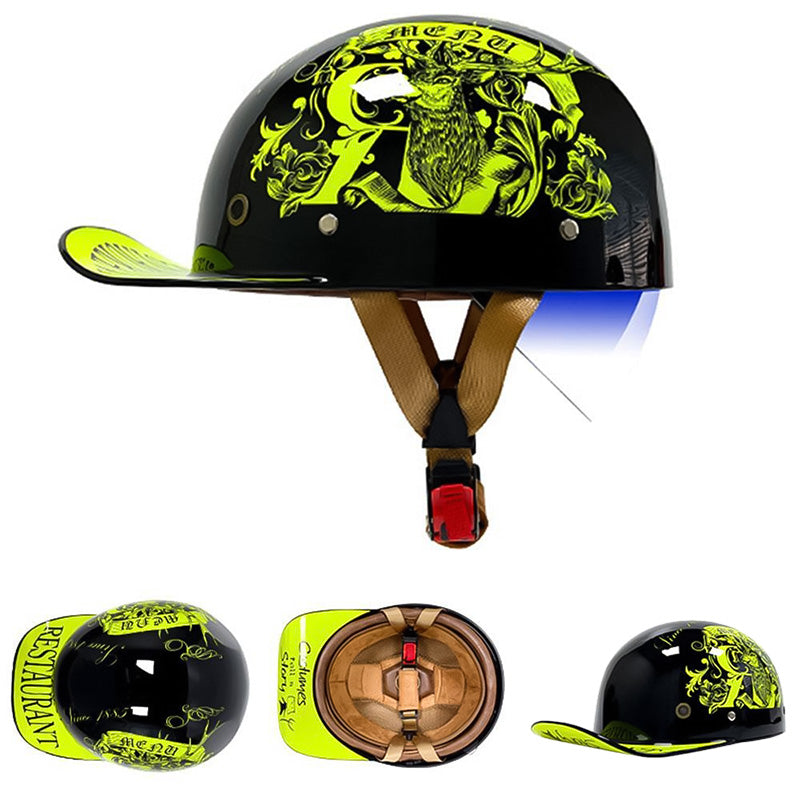 Herren Motorradhelm Leichtgewicht Stilvoll 8