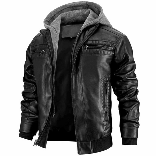 Herren Motorradjacke im Retro-Stil 0