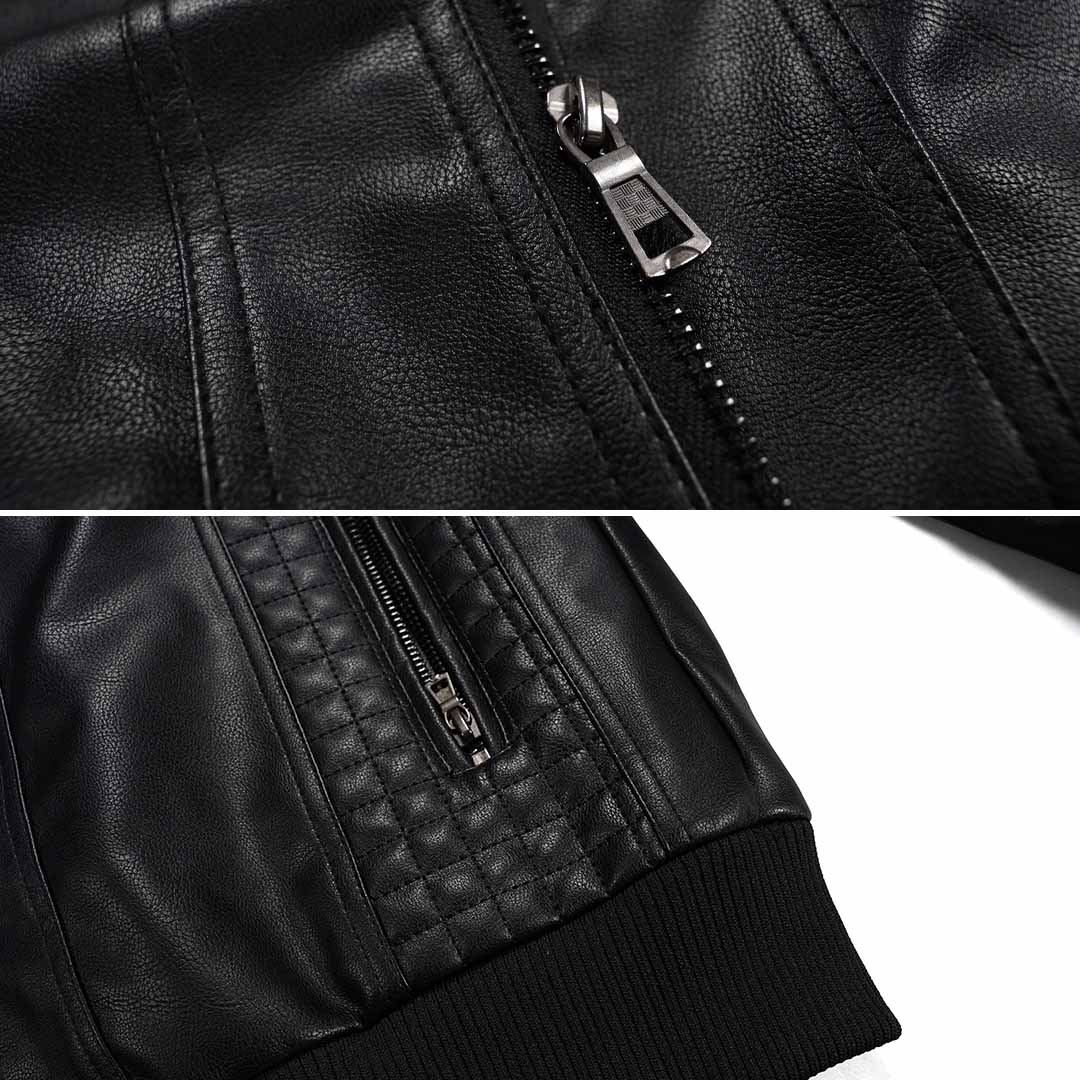 Herren Motorradjacke im Retro-Stil 3