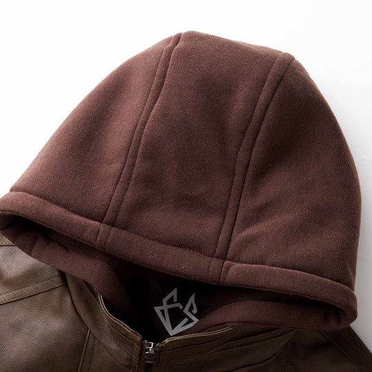Herren Motorradjacke im Retro-Stil 4