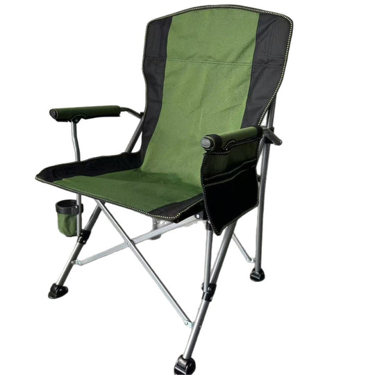Herren Outdoor-Stuhl Klappbar mit Getränkehalter für Camping und Garten 1