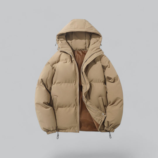 Herren Parka Winter Isoliert Modern Mit Wasserdichter Außenseite 2