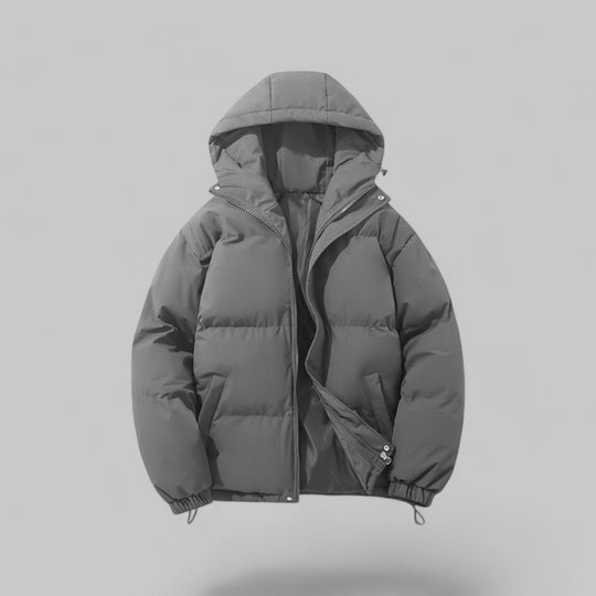 Herren Parka Winter Isoliert Modern Mit Wasserdichter Außenseite 3