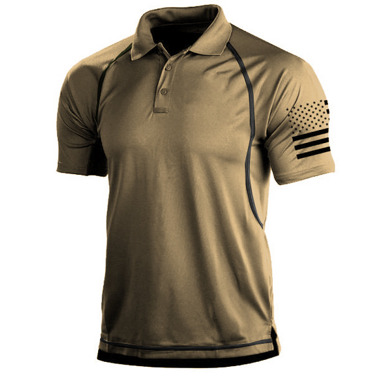 Herren Polohemd Taillierte Passform Sportlich 0