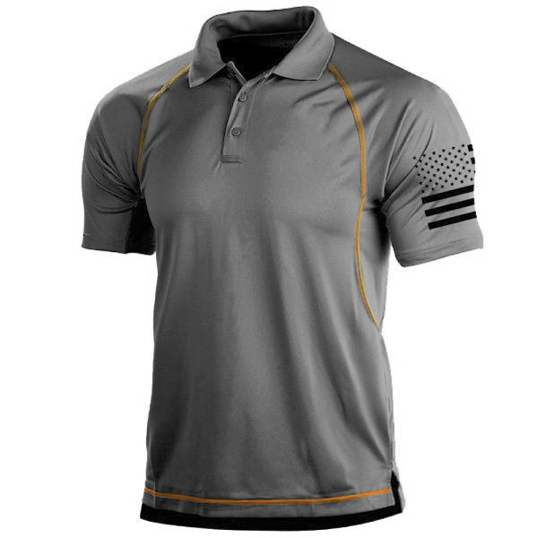 Herren Polohemd Taillierte Passform Sportlich 2