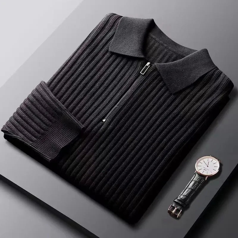 Herren Polopullover mit Reißverschluss 0