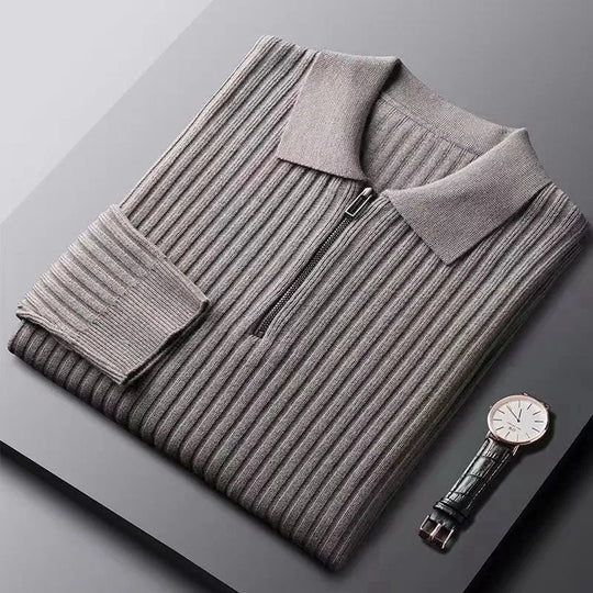 Herren Polopullover mit Reißverschluss 7