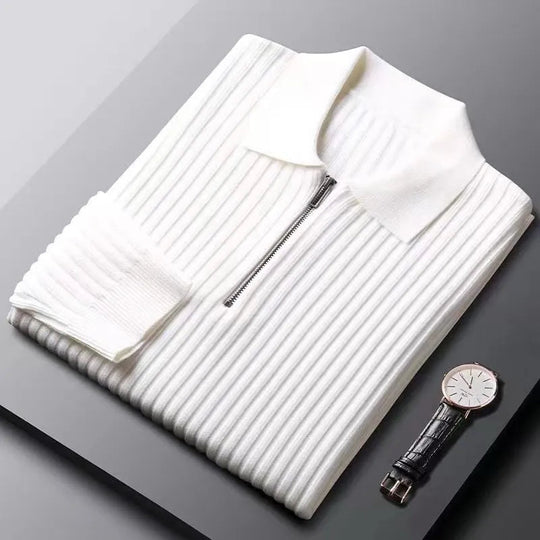 Herren Polopullover mit Reißverschluss 8