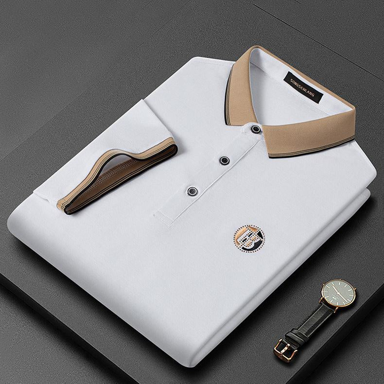 Herren Poloshirt Bestickt Modern 4