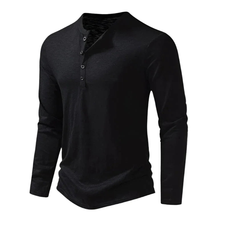 Herren Poloshirt Langarm Stilvoll 9