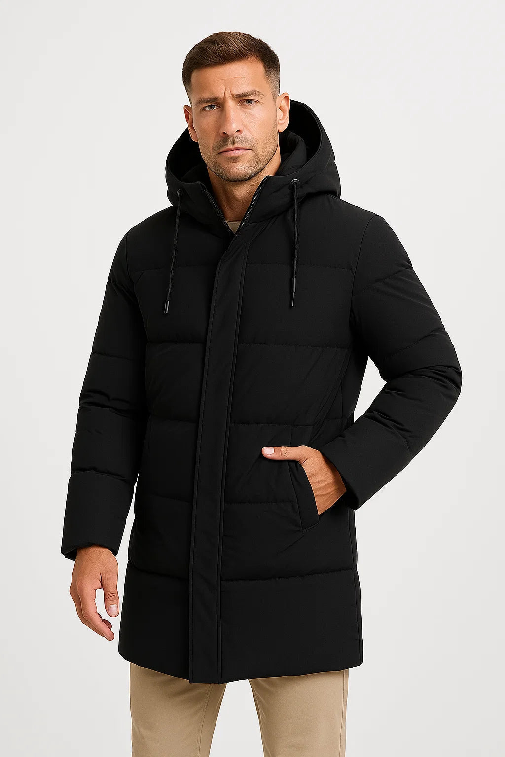 Herren Pufferjacke Wasserdicht für Winter 0