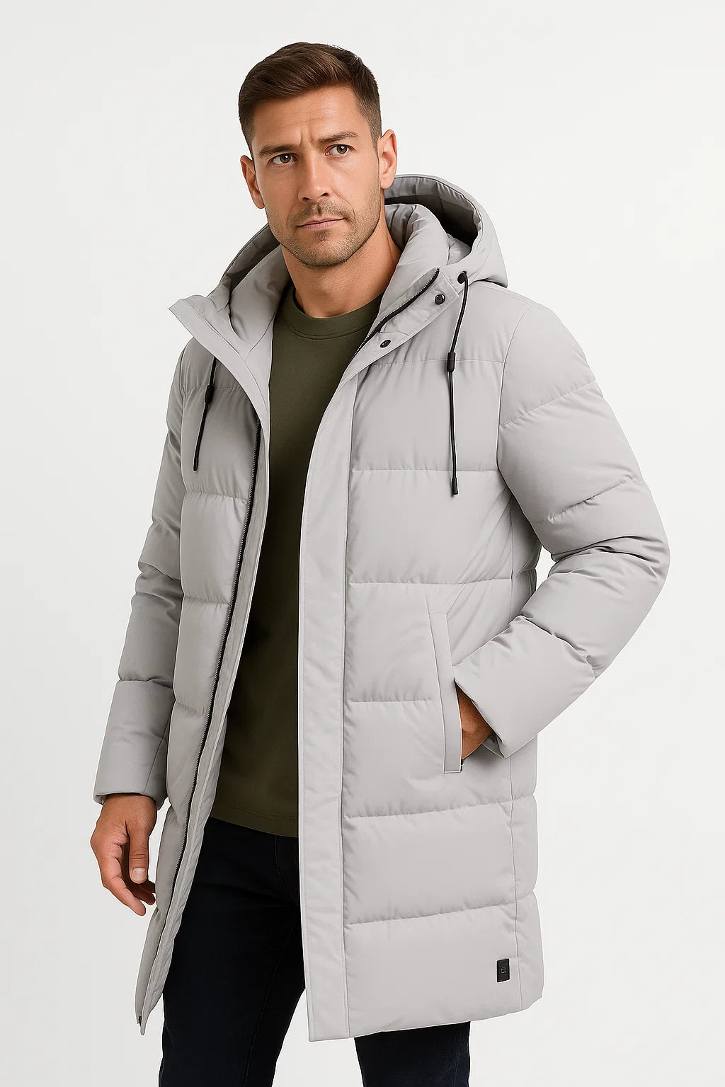 Herren Pufferjacke Wasserdicht für Winter 1