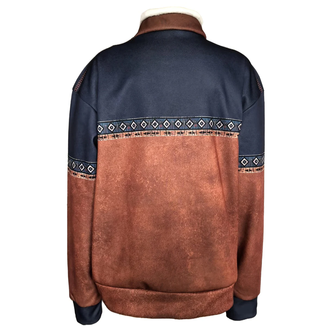 Herren Pullover Langarm mit Reißverschluss aus hochwertigem Material 3