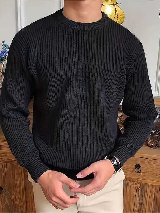 Herren Pullover Lässig Strick 2