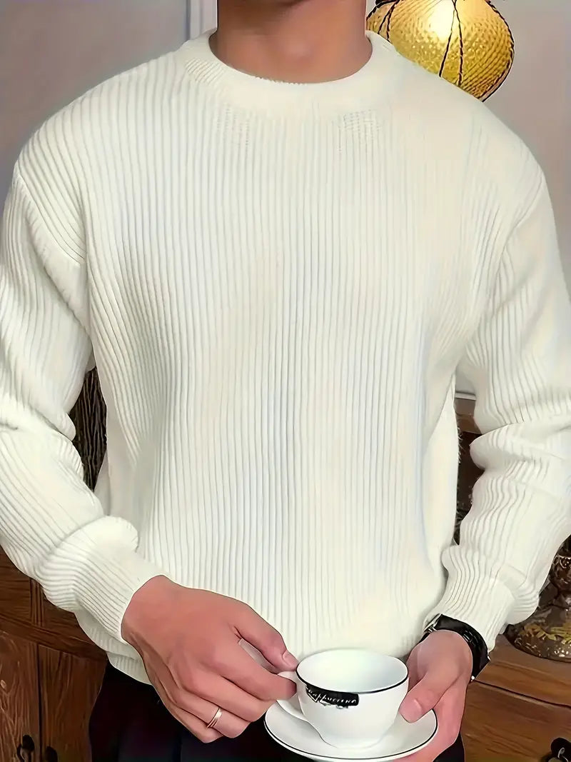 Herren Pullover Lässig Strick 3