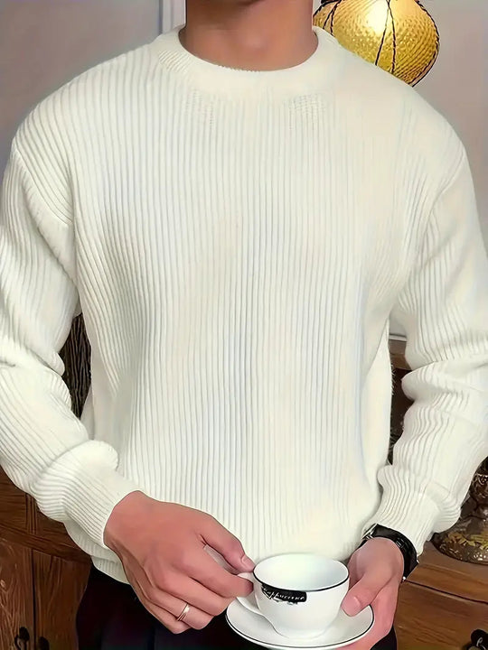 Herren Pullover Lässig Strick 3