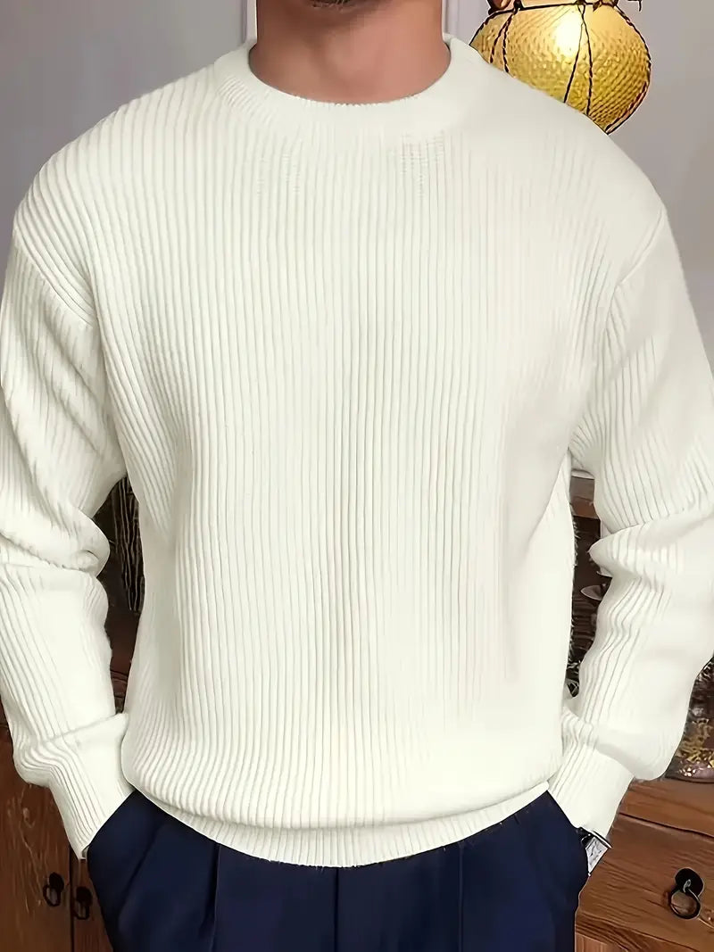 Herren Pullover Lässig Strick 4