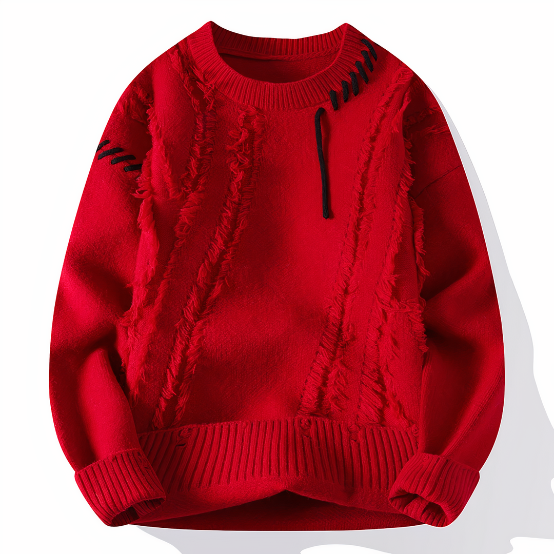 Herren Pullover Patchwork Stil 7