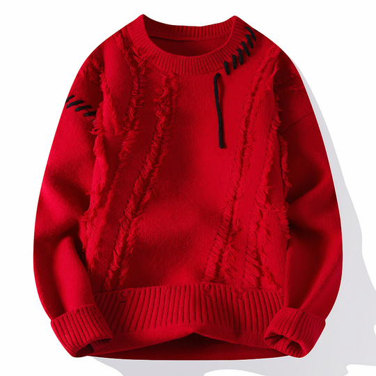 Herren Pullover Patchwork Stil 7