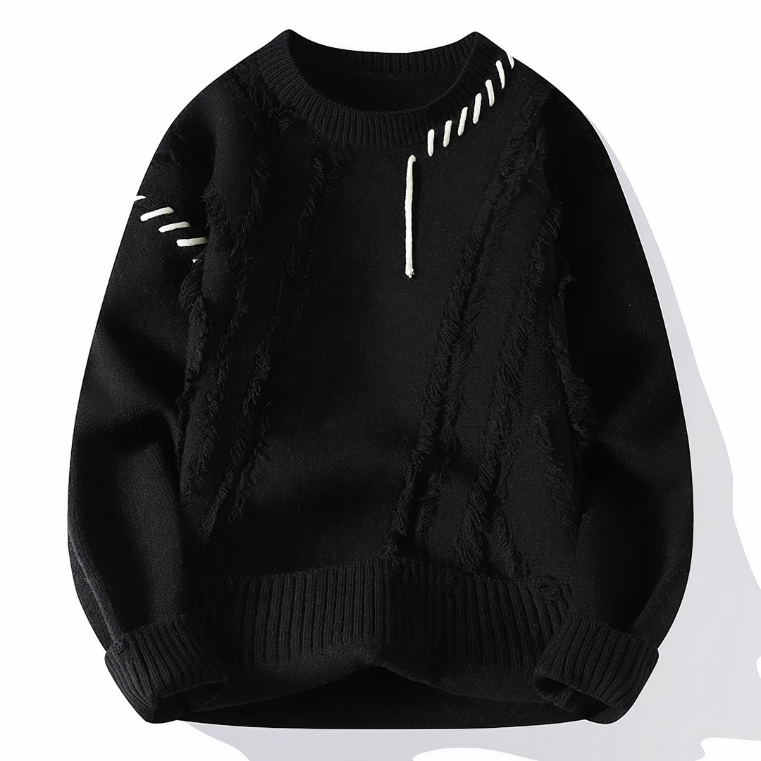 Herren Pullover Patchwork Stil 8