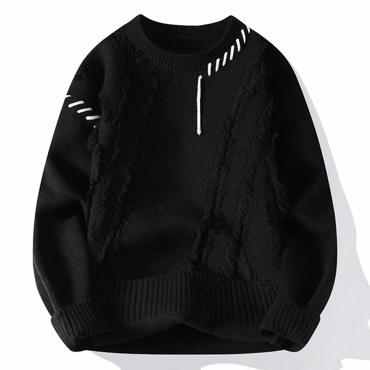 Herren Pullover Patchwork Stil 8