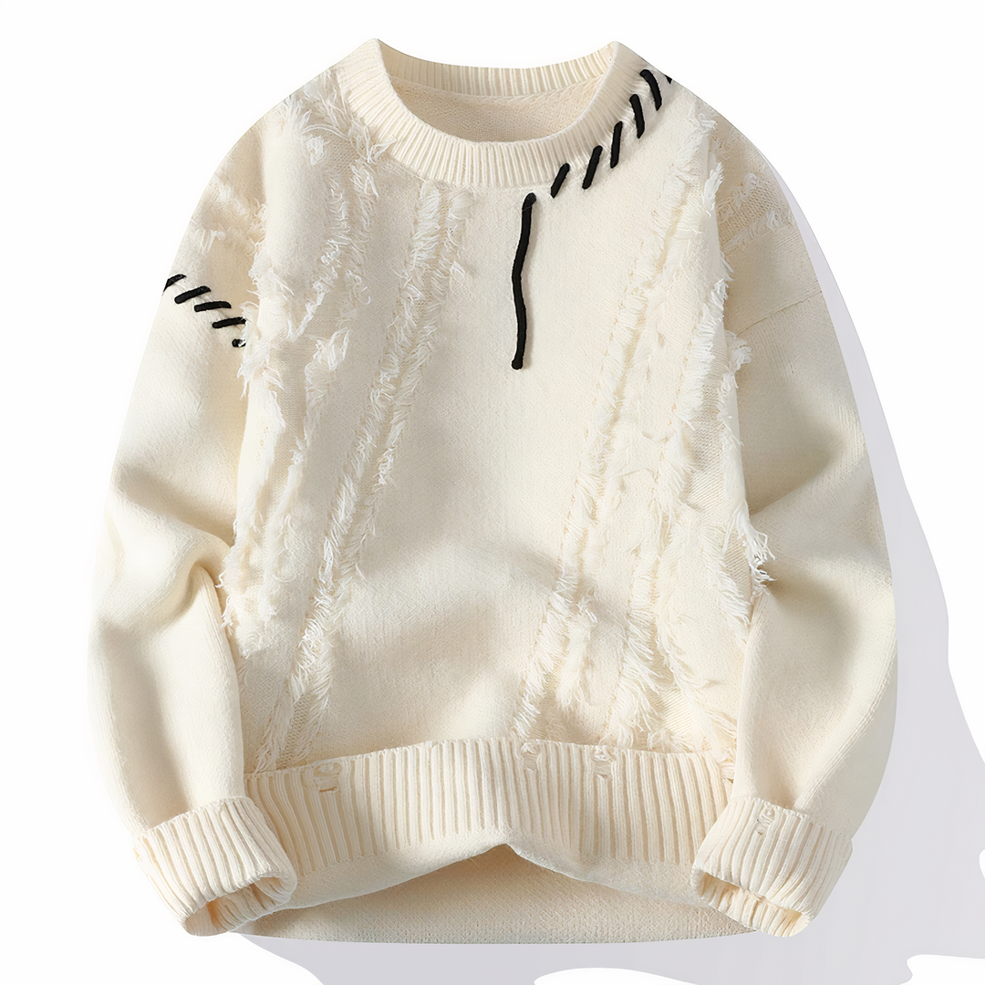 Herren Pullover Patchwork Stil 9