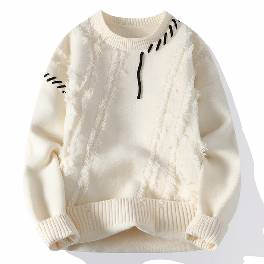 Herren Pullover Patchwork Stil 9