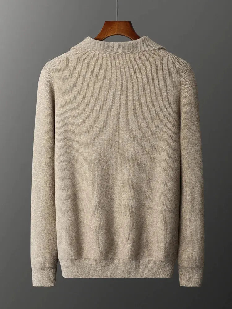 Herren Pullover mit Halb-Reißverschluss Modern 2
