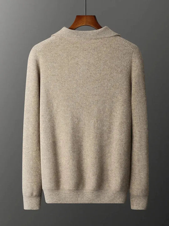 Herren Pullover mit Halb-Reißverschluss Modern 2