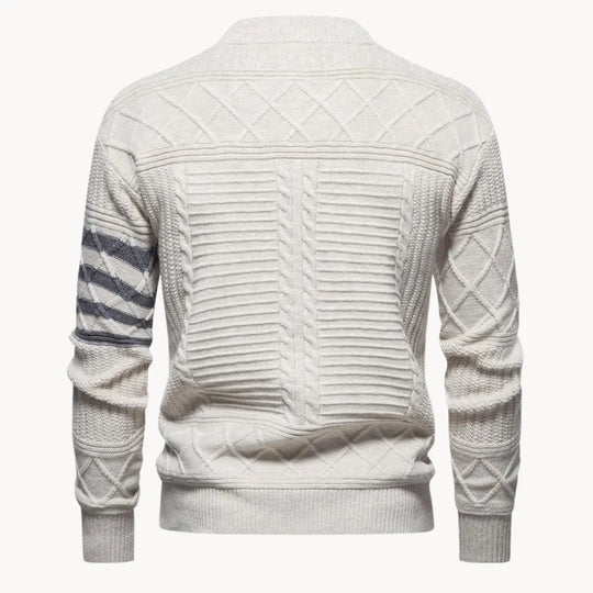 Herren Pullover mit Rundhalsausschnitt und minimalistischer Silhouette 3