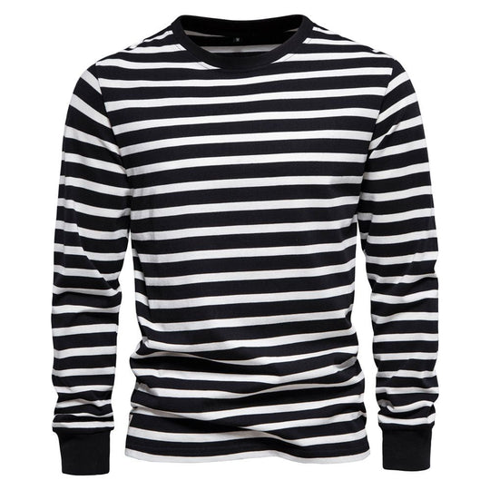 Herren Pullover mit Streifen-Design 8