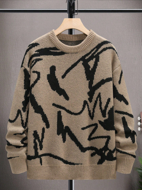 Herren Pullover mit grafischem Print 15