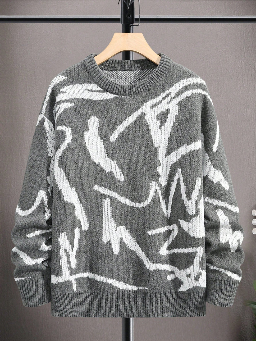 Herren Pullover mit grafischem Print 7