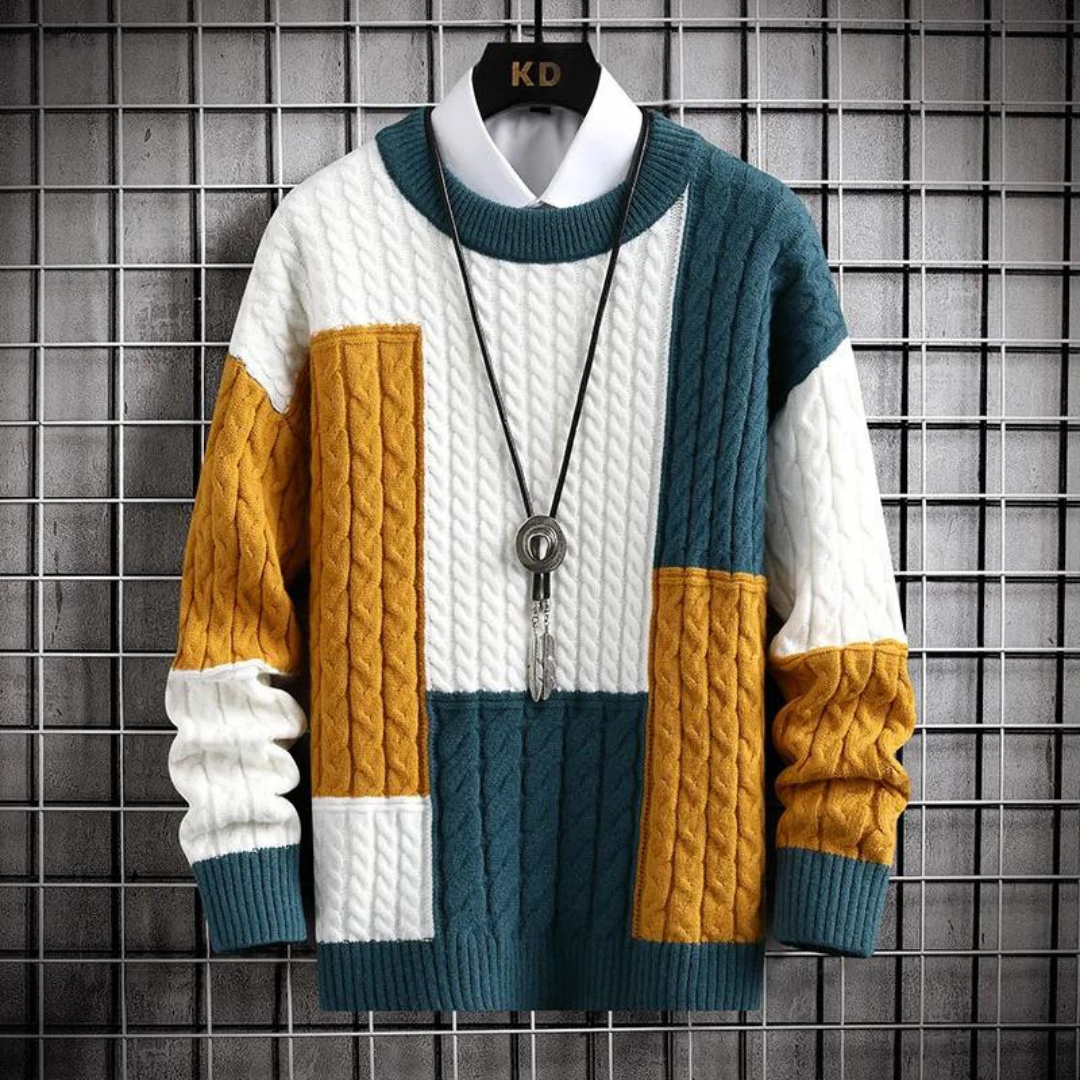 Herren Pullover mit modernem Webdesign 2